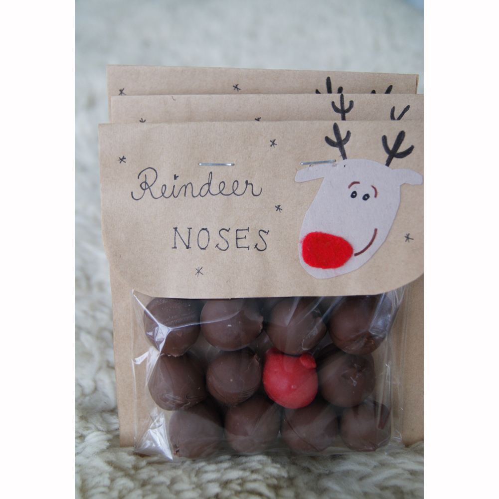 Chocolate Reindeer Noses - Poronnenät