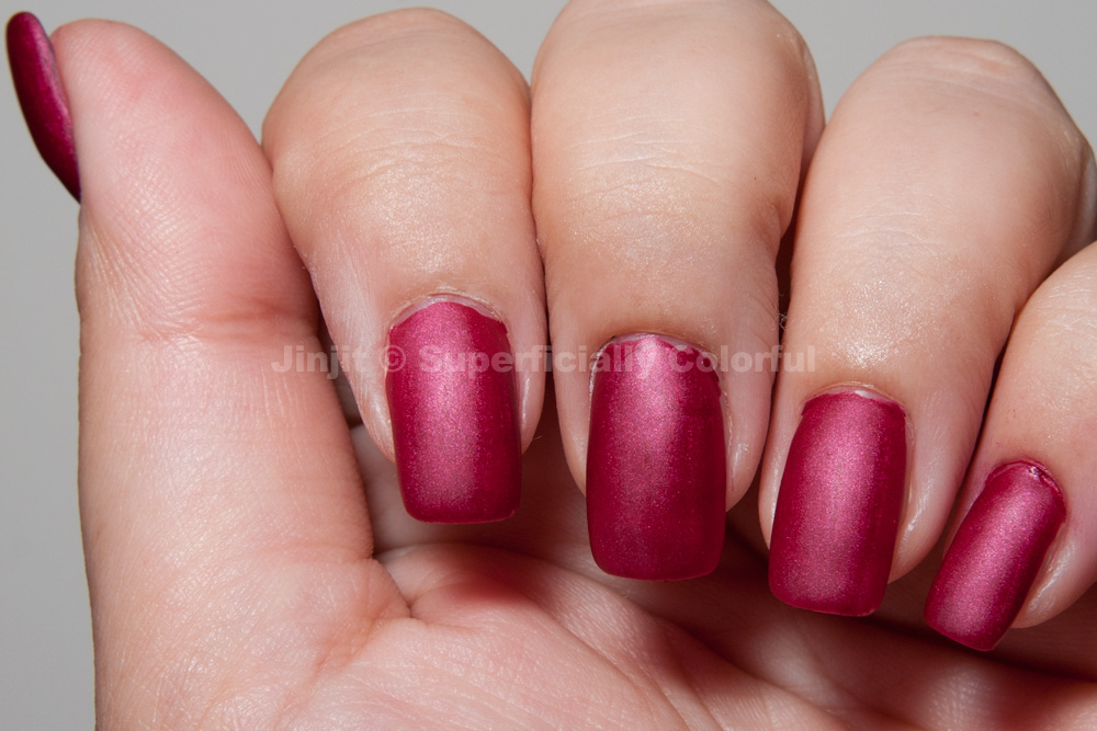 Superficially Colorful Top Coat Stamping