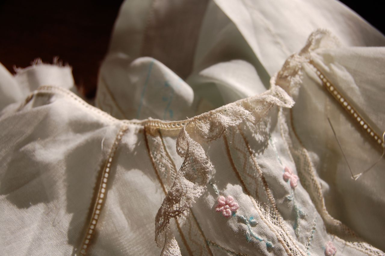 The Old Fashioned Baby Sewing Room How to Sew Lace to Entredeux.