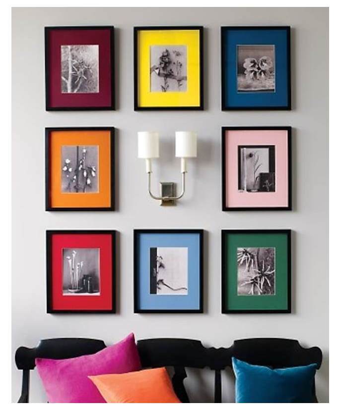 Vered Rosen Design HOW TO DISPLAY ART PICTURE GROUPING IDEAS