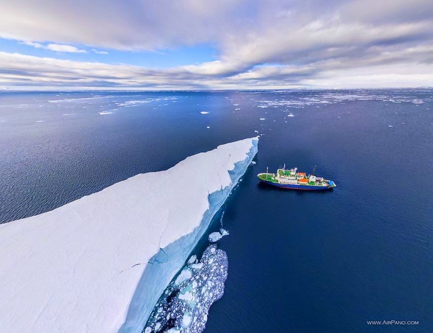Iceberg - Cold Yet Beautiful Photos Of Antarctica Taken By AirPano Iceberg - Cold Yet Beautiful Photos Of Antarctica Taken By AirPano