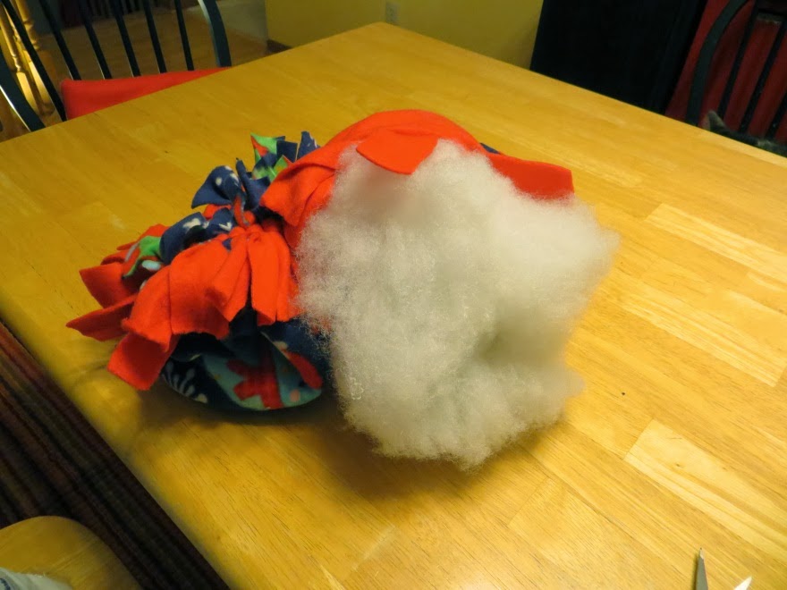 As the World Purrs How to make a Fleece Cat Bed