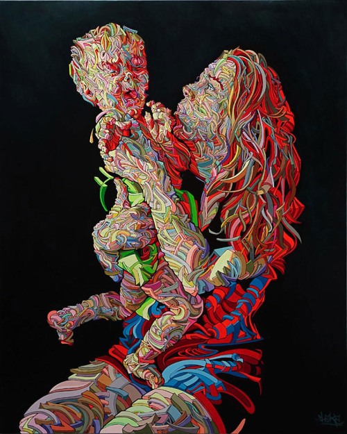 Marchal Mithouard Shaka pintura escultura grafite 3d psicodelico Marchal Mithouard Shaka pintura escultura grafite 3d psicodelico
