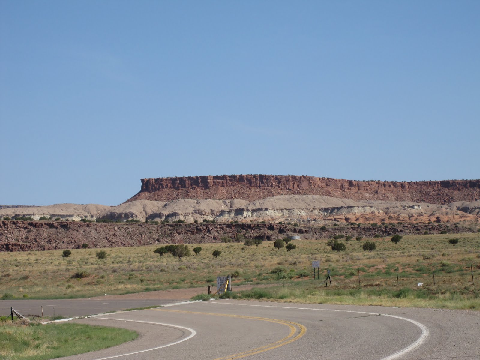 Route SixtySis Scenery in NM & Owl Rock near Mesita, NM. July 19