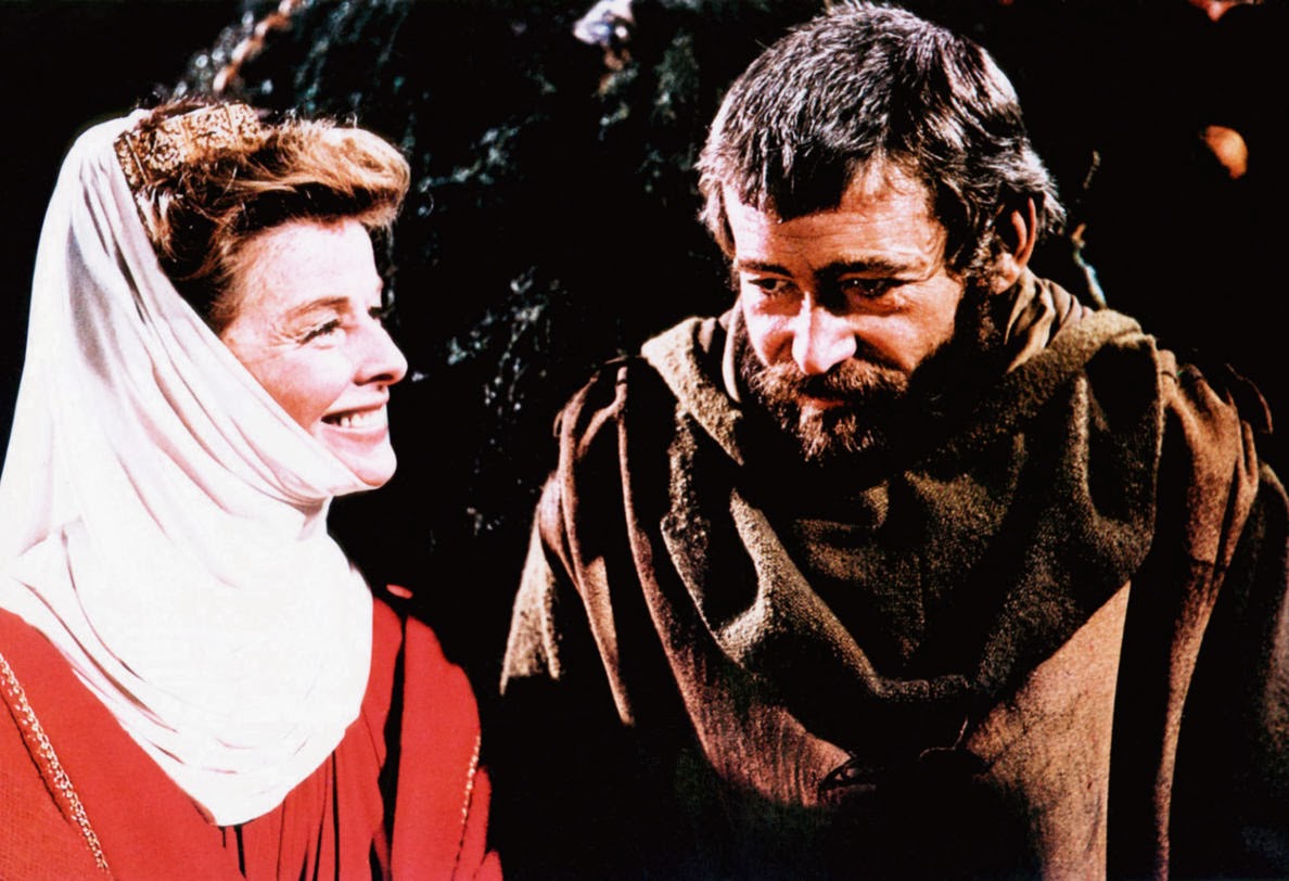 Peter O'Toole with Katharine Hepburn in "The Lion in Winter" Peter O'Toole movieloversreviews.filminspector.com