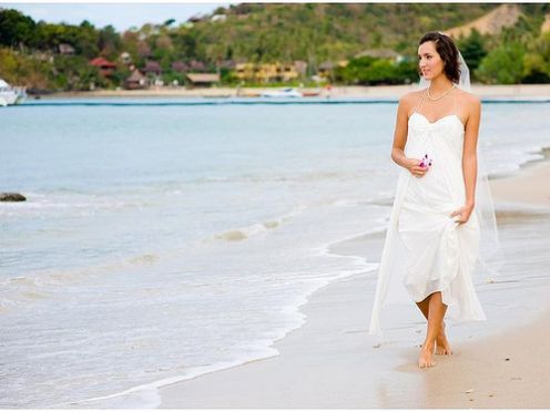 beach wedding dresses