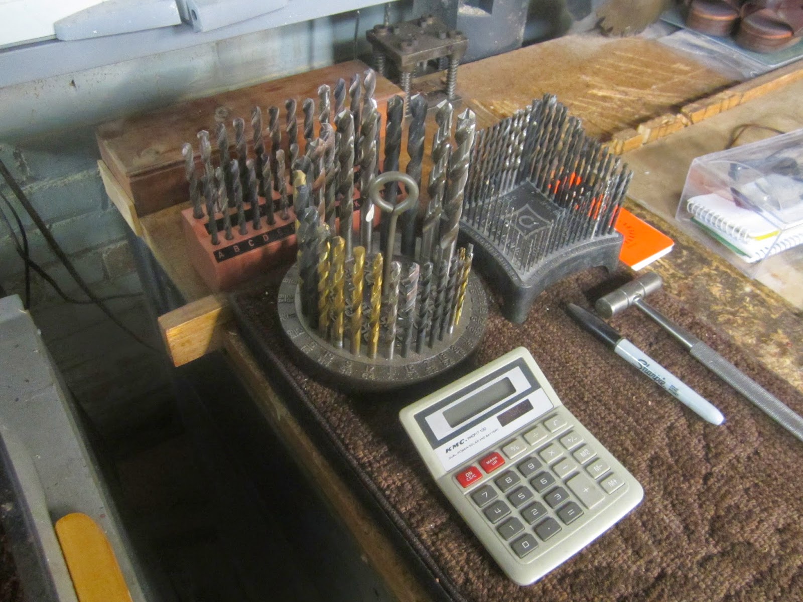 MI Shop Tools Inventions Vintage Drill Bit Holders