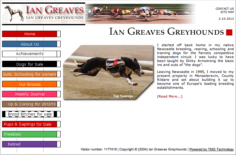 ian greaves greyhounds