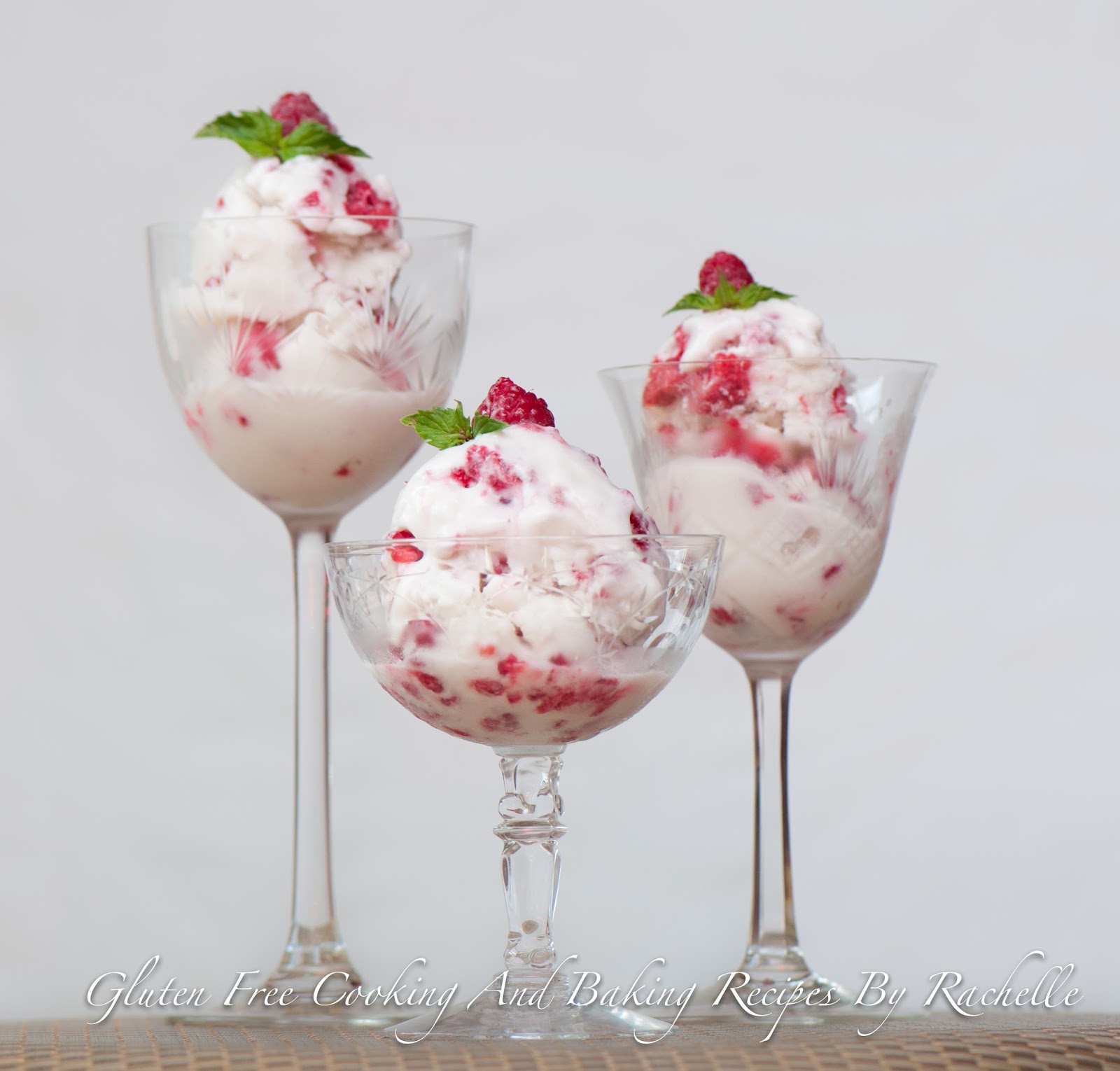 Gluten Free Baking By Rachelle Coconut Raspberry Ice Cream