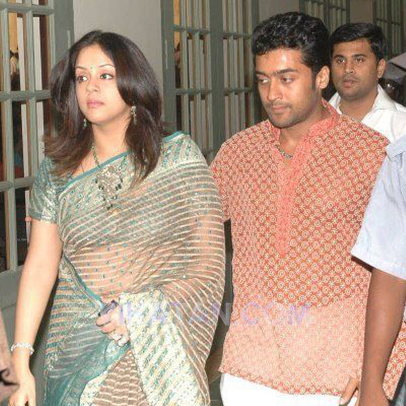 Surya and Jyothika Rare Photo Surya and Jyothika Rare Photo
