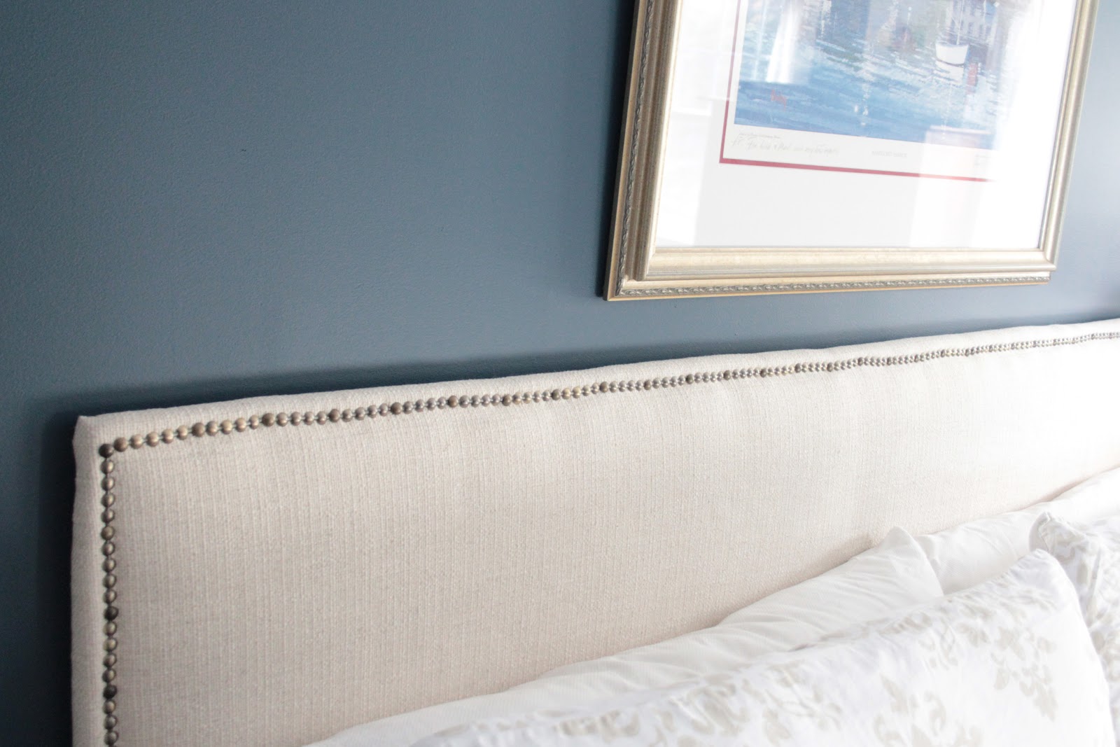 Upholstered Headboard With Nailhead Trim Shine Your Light