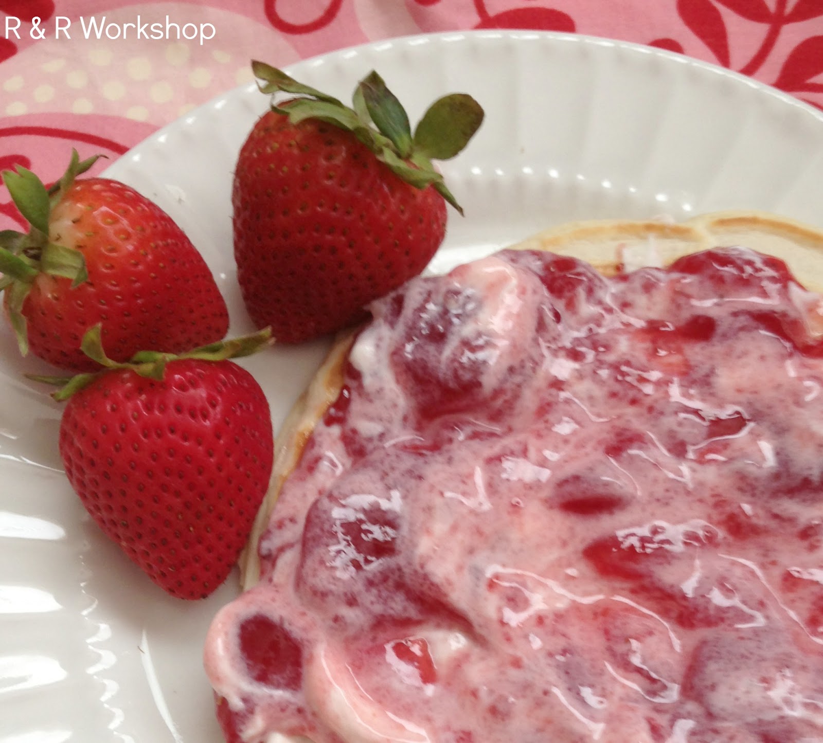 Strawberry Jam & Sour Cream Spread from R&R Love and Laundry
