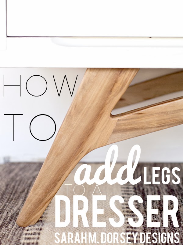 Craft Tutorials Galore at Crafterholic! Adding Legs to a Dresser
