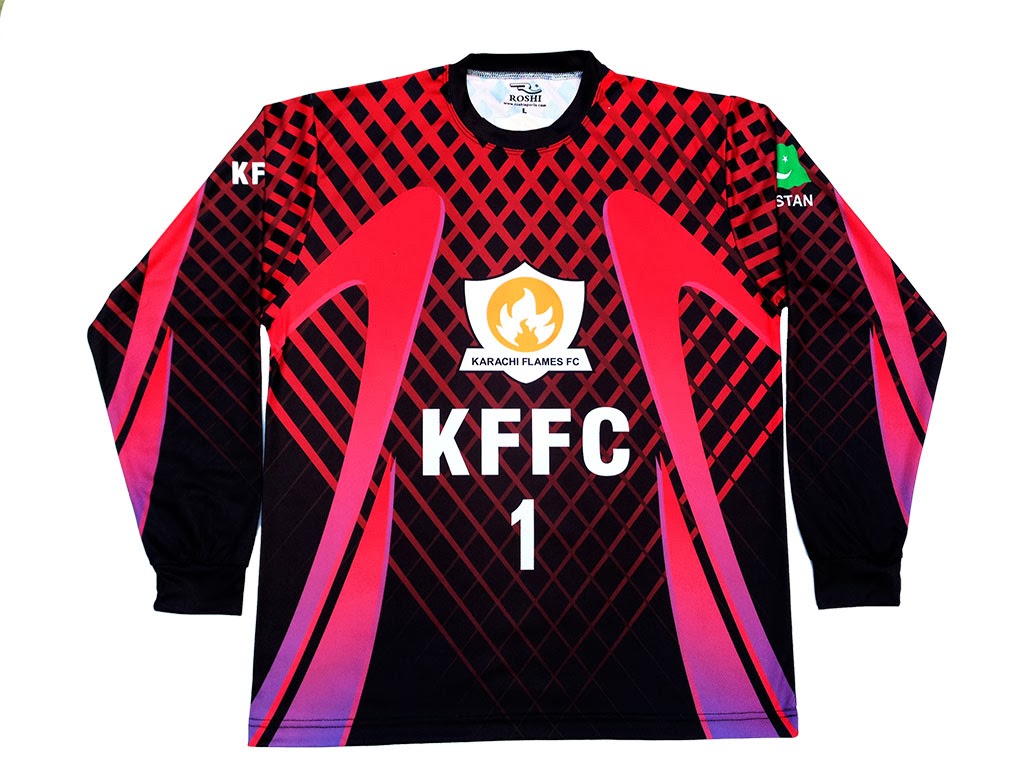 Kffc Pakistan Sublimation Football kits Roshi Sports Lahore