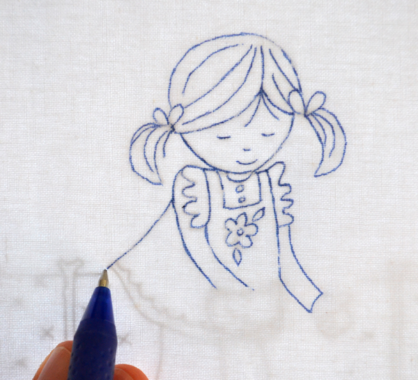 Down Grapevine Lane Tutorial Tracing An Embroidery Pattern