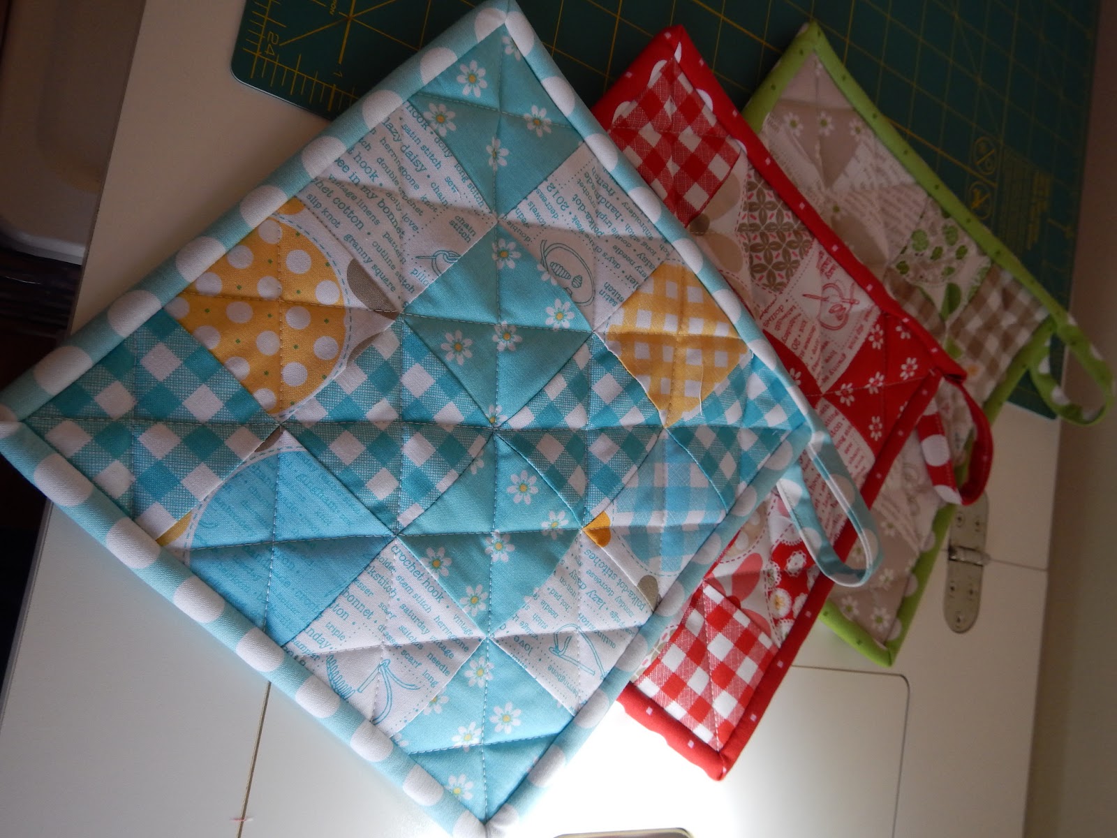 A Place to Share Charm square pot holder tutorial