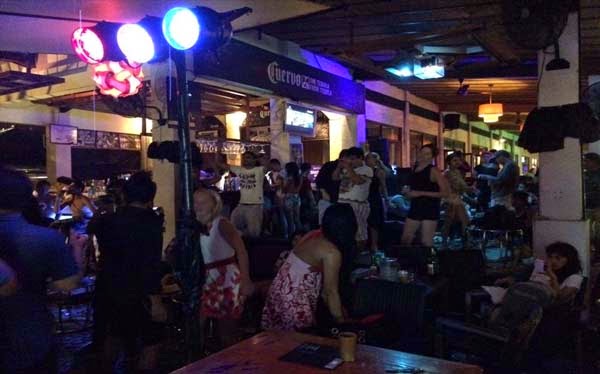 Beaches in Bali: Tequila Bar Kuta Bali bars lying along the forepart of the Grand Istana Rama Hotel in Kuta Beaches in Bali: Tequila Bar Kuta Bali