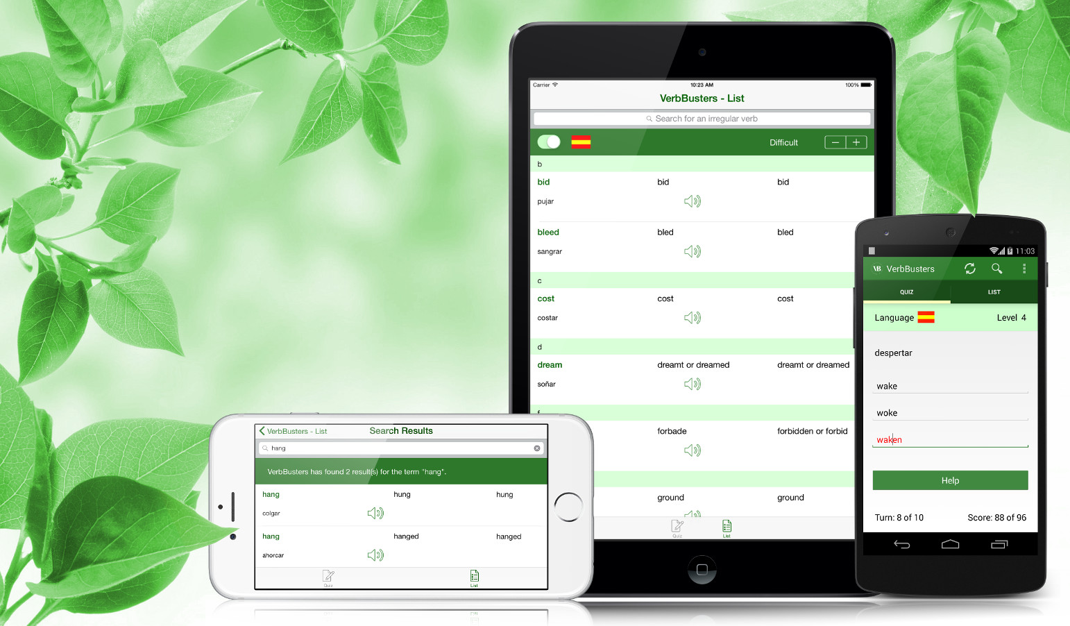 El Blog para aprender inglés Nuevo app para aprenderse los verbos