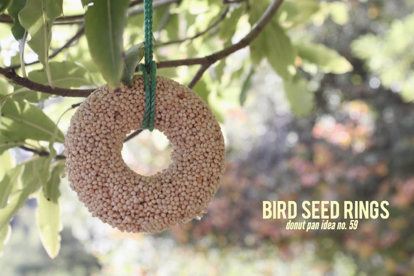 corner blog donut pan idea no. 59 bird seed rings