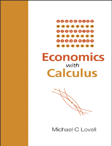 Economics With Calculus Michael C. Lovell