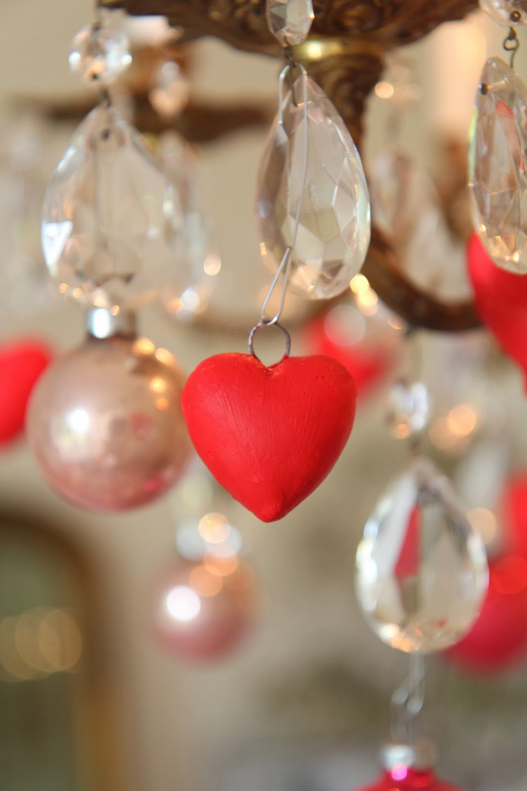 Nora's Nest Making Valentine Heart Ornaments DIY