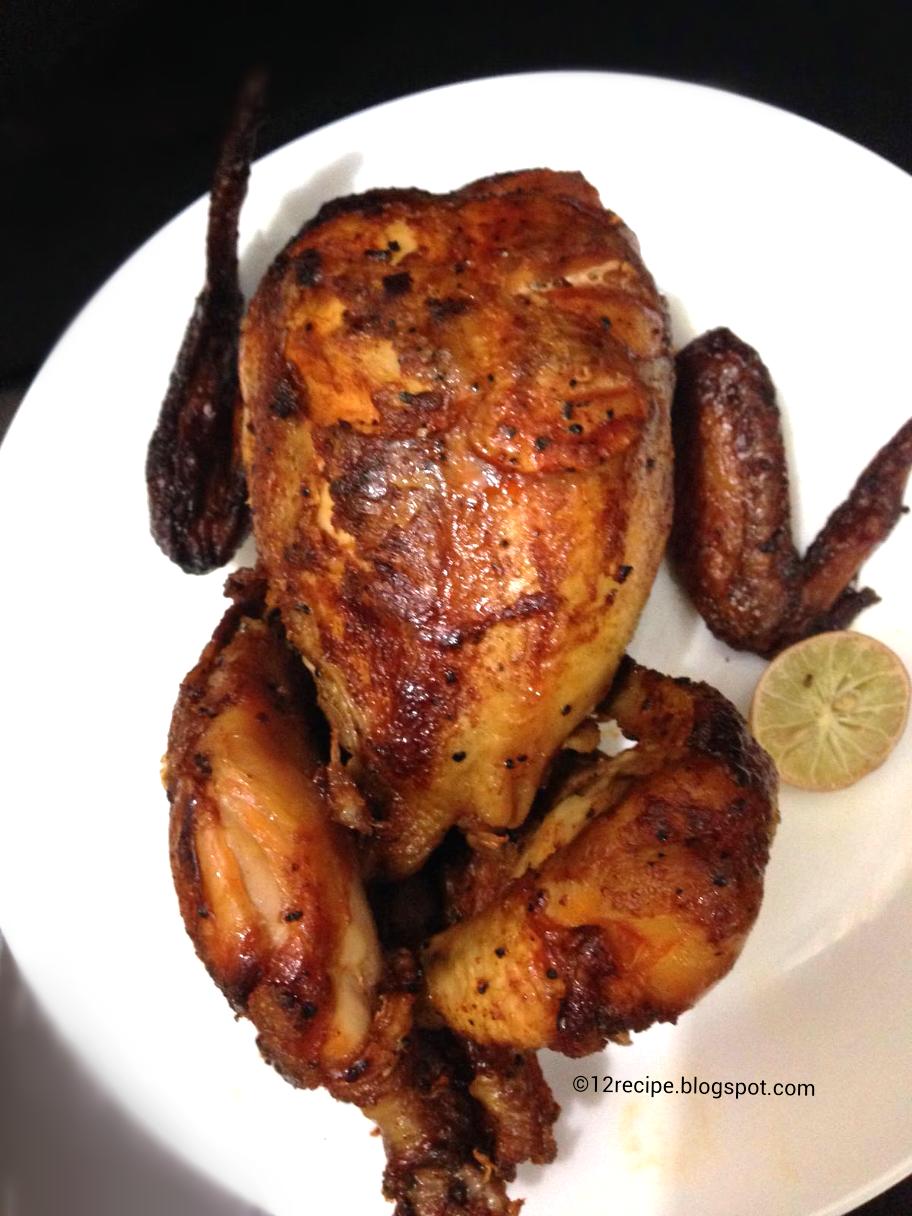 Spicy whole Oven Roasted Chicken Recipe Book