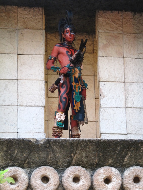 costumaţie maya, parc xcaret, mexic