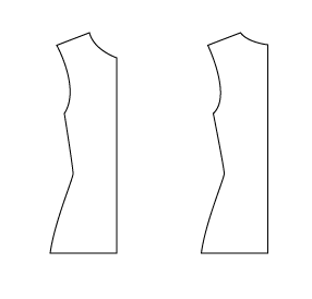 Petit Main Sauvage Simple Drape Neck Top