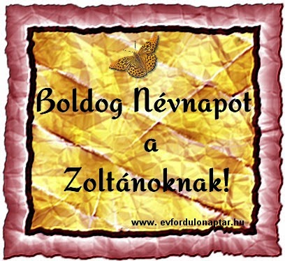 Tamás névnap Március 8, Zoltán