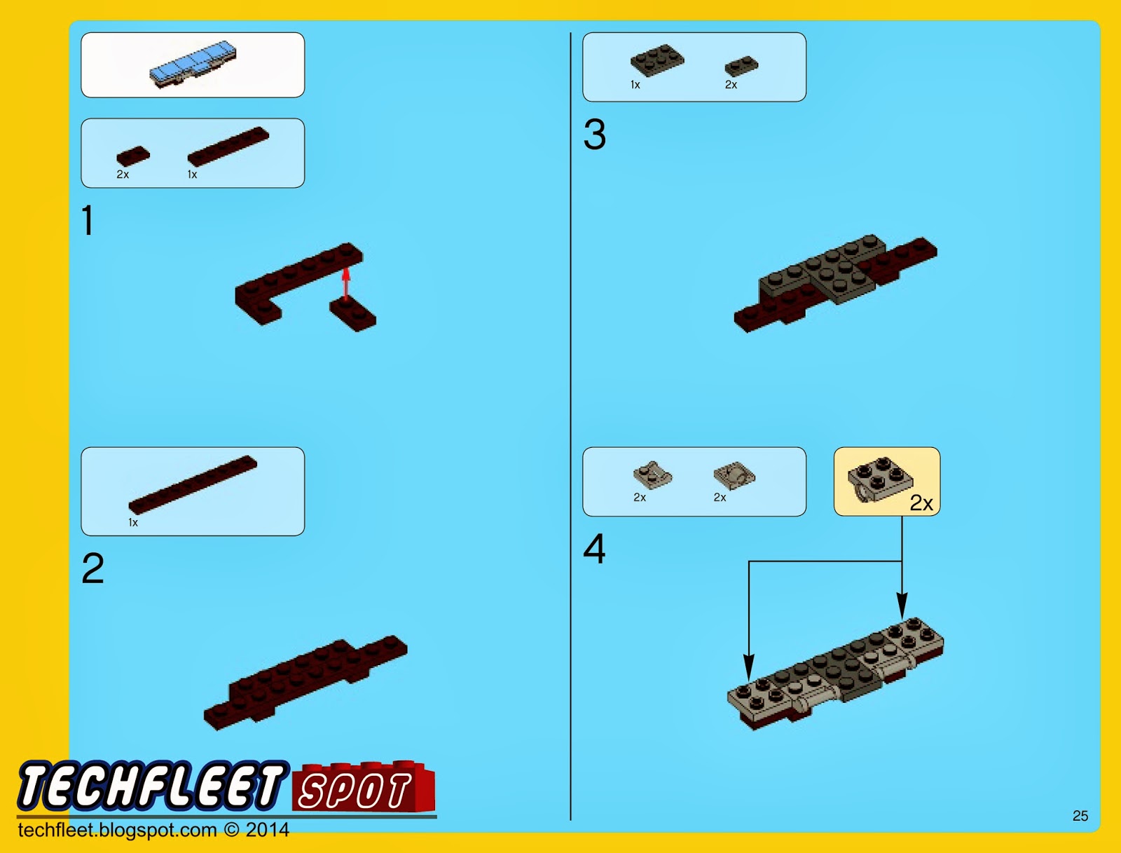 techfleet spot Lego Emmet's Double Decker Couch Instructions (70810)