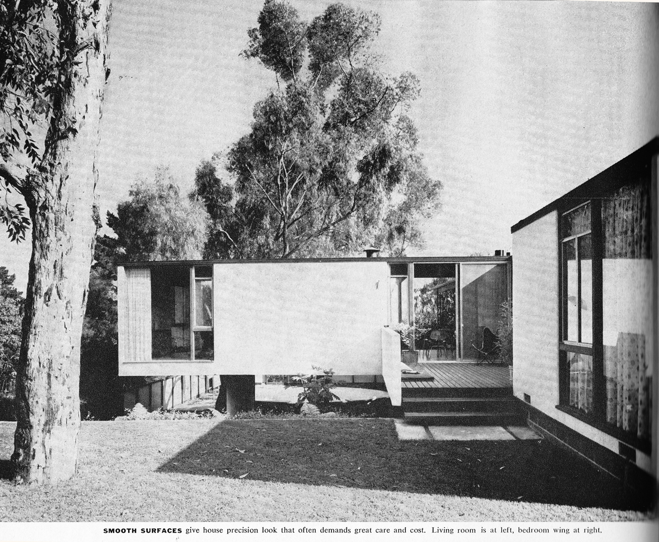 Retro Rockets House by Robert S. Grant, Santa Barbara 1959
