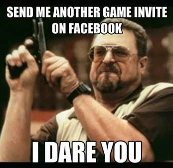 jangan invite game stop invite game, game Facebook
