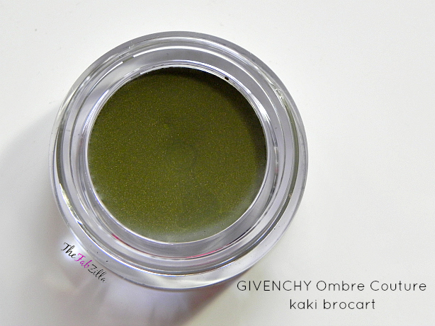 givenchy ombre couture cream eyeshadow review swatch kaki brocart