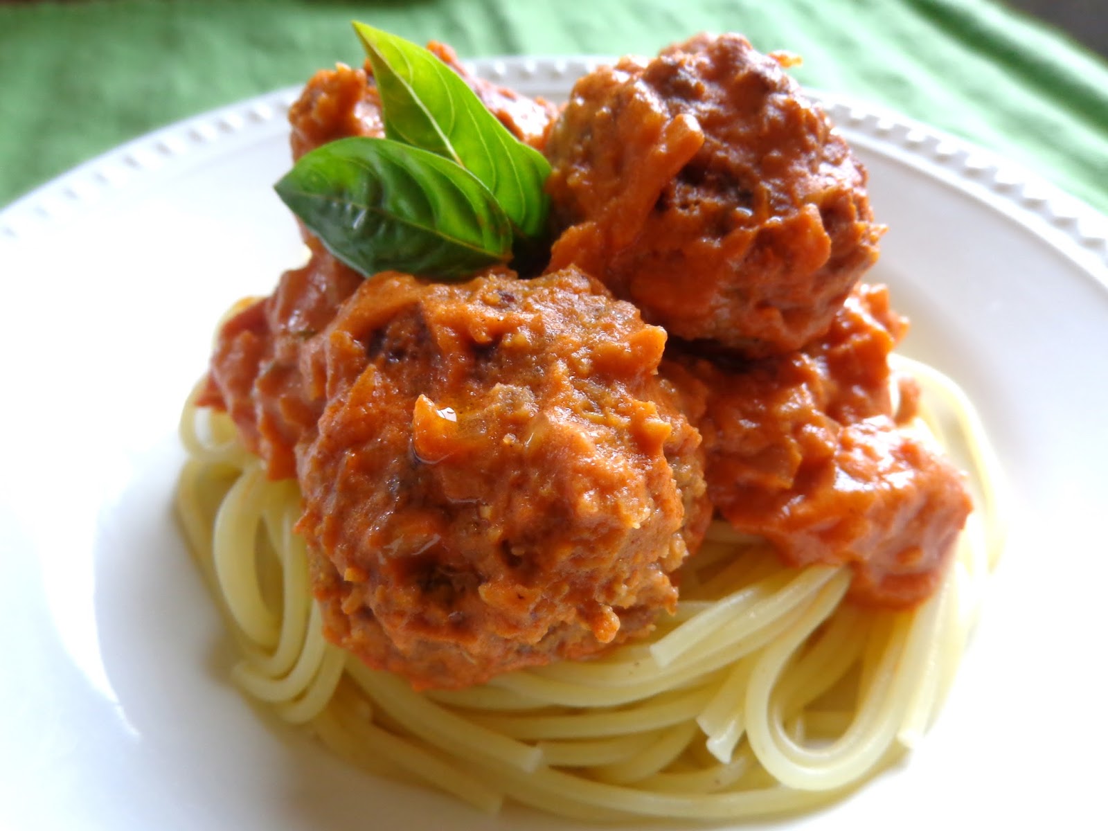 ...Rosemary Panko Meatballs in Rosé Sauce For the Love of...