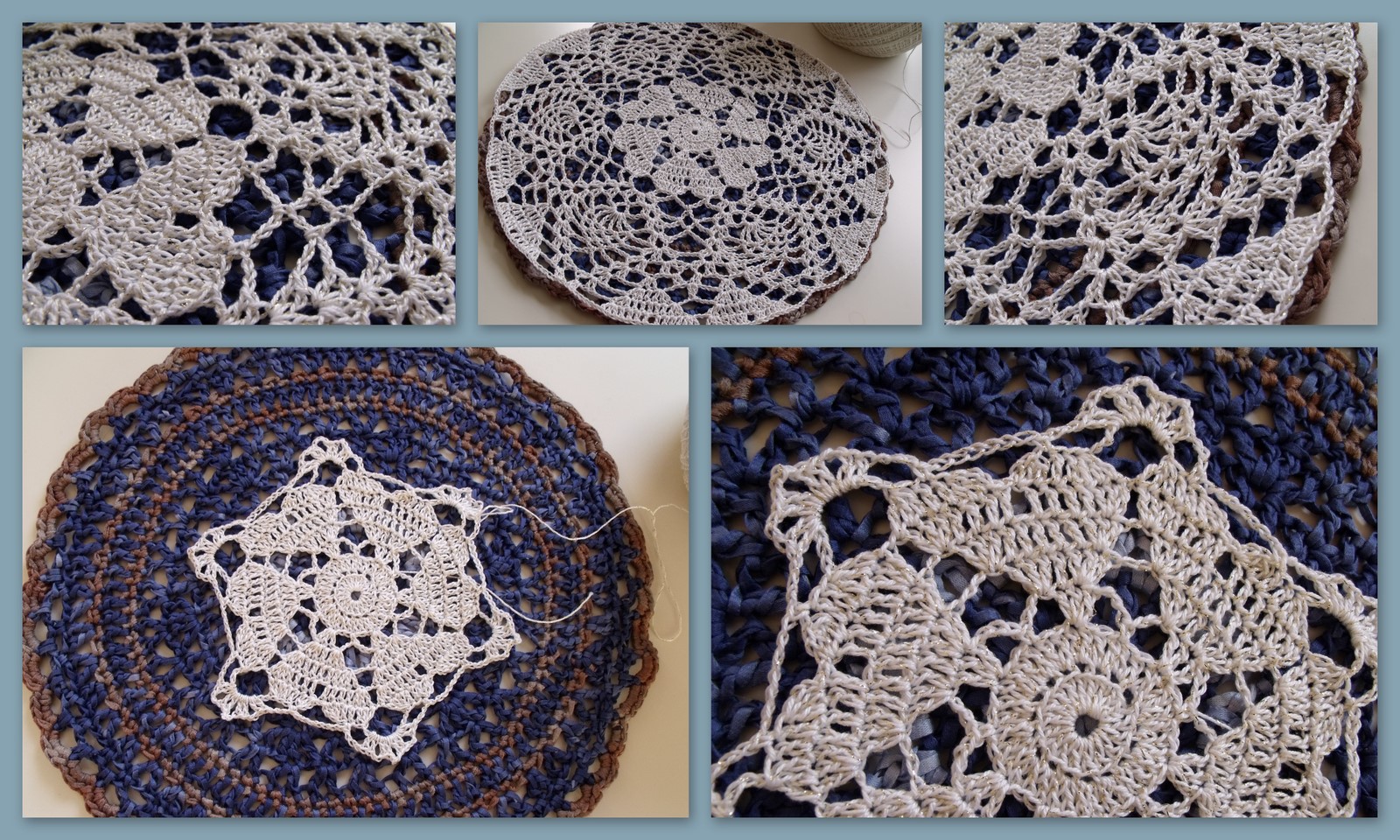 MICROCKNIT CREATIONS Loving the Hearts Crochet Doily Pattern
