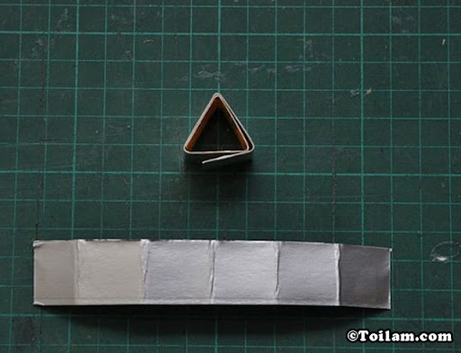cách làm,đèn,tam giác,diy,handmade