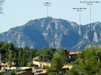 La Mola de Sant Llorenç des del Collet de Llebre La Mola de Sant Llorenç des del Collet de Llebre