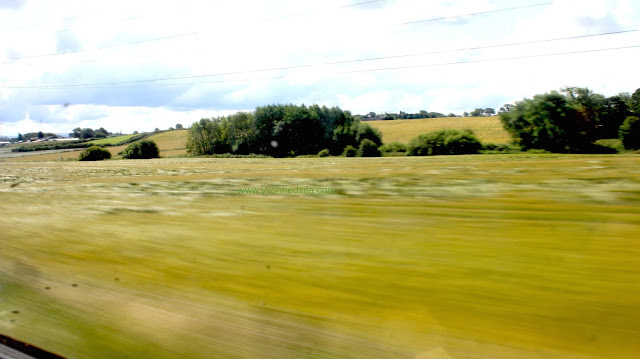 motion blur en route to Blackpool beach
