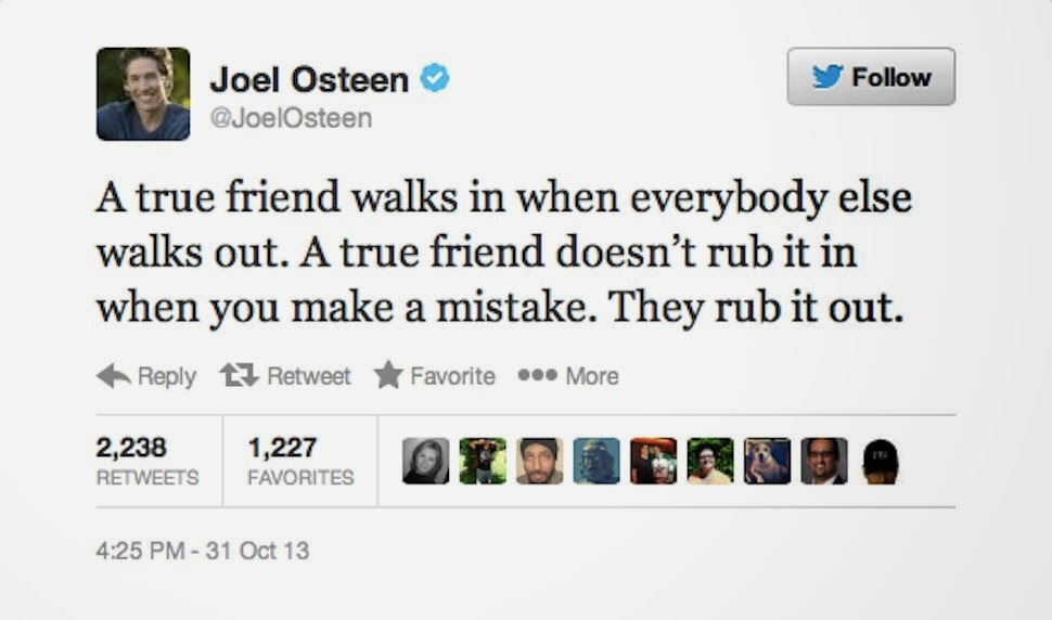 Joel Osteen's controversial 'Rub It Out' tweet