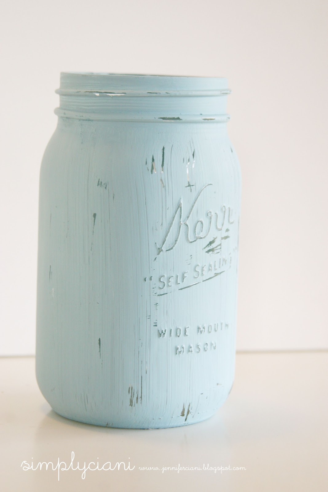 DIY Painted Mason Jars Simply Ciani