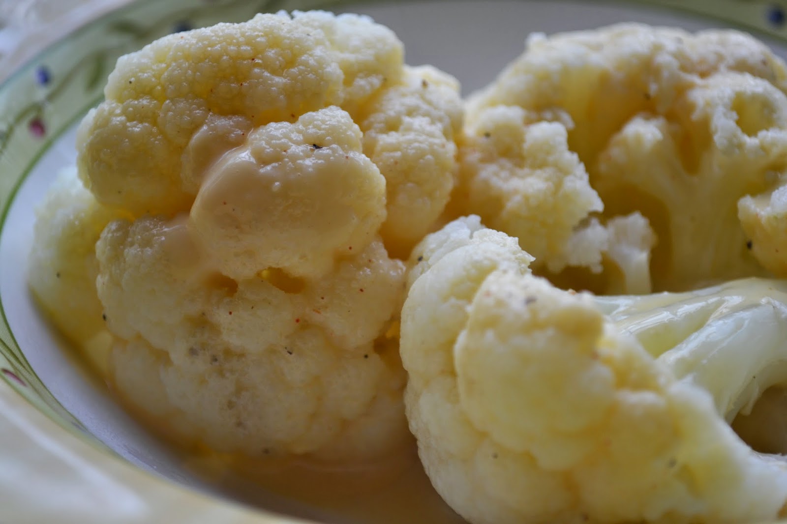 Velveeta Cheese Sauce for Steamed Cauliflower or Broccoli