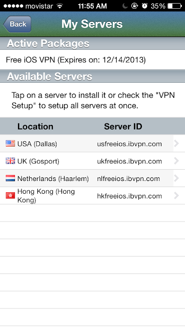 Como configurar un VPN y ver sitios bloqueados sea Twitter, Facebook o tener mas app en Freemyapps 5