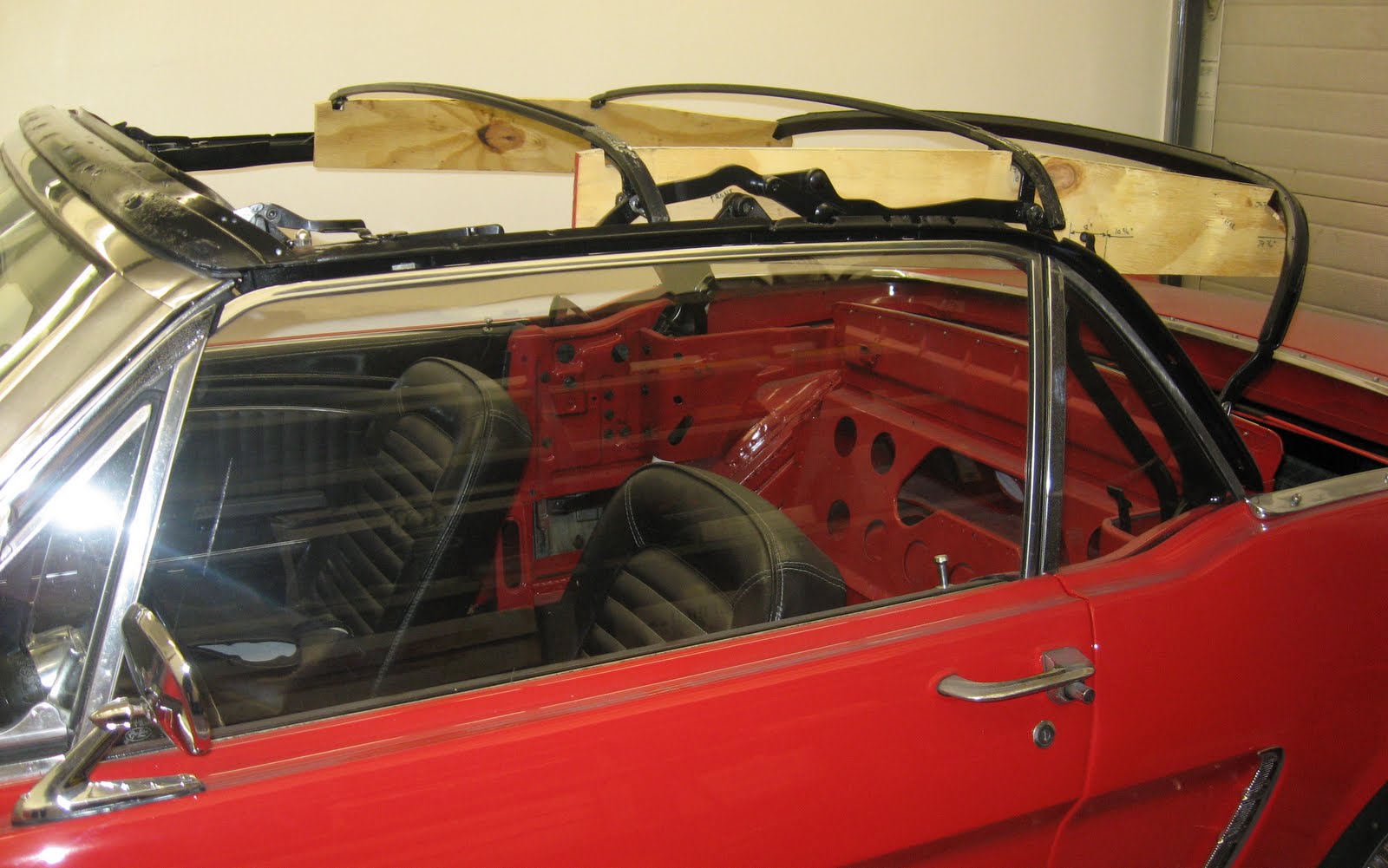 Restoration of a 1965 Mustang Convertible Top Replacement Part II