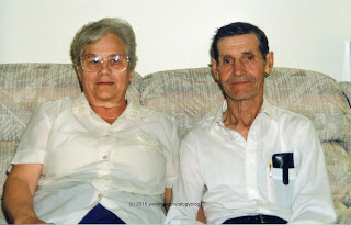 Lucille and Ovila Desgroseilliers in August 1990