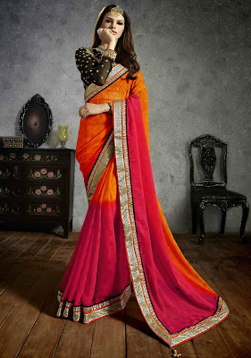 Latest Chiffon Sarees 2015