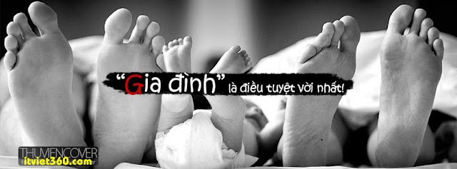 Ảnh bìa Facebook gia đình, tuổi thơ - Cover FB timeline Family, 