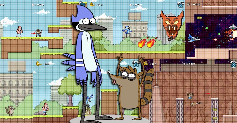 Regular Show: Mordecai and Rigby in 8-Bit Land (3DS) é apenas um jogo -  Nintendo Blast