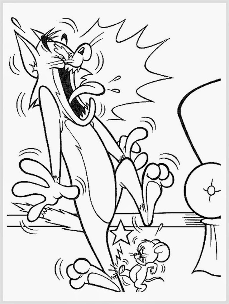 Tom And Jerry Coloring Pages | Realistic Coloring Pages