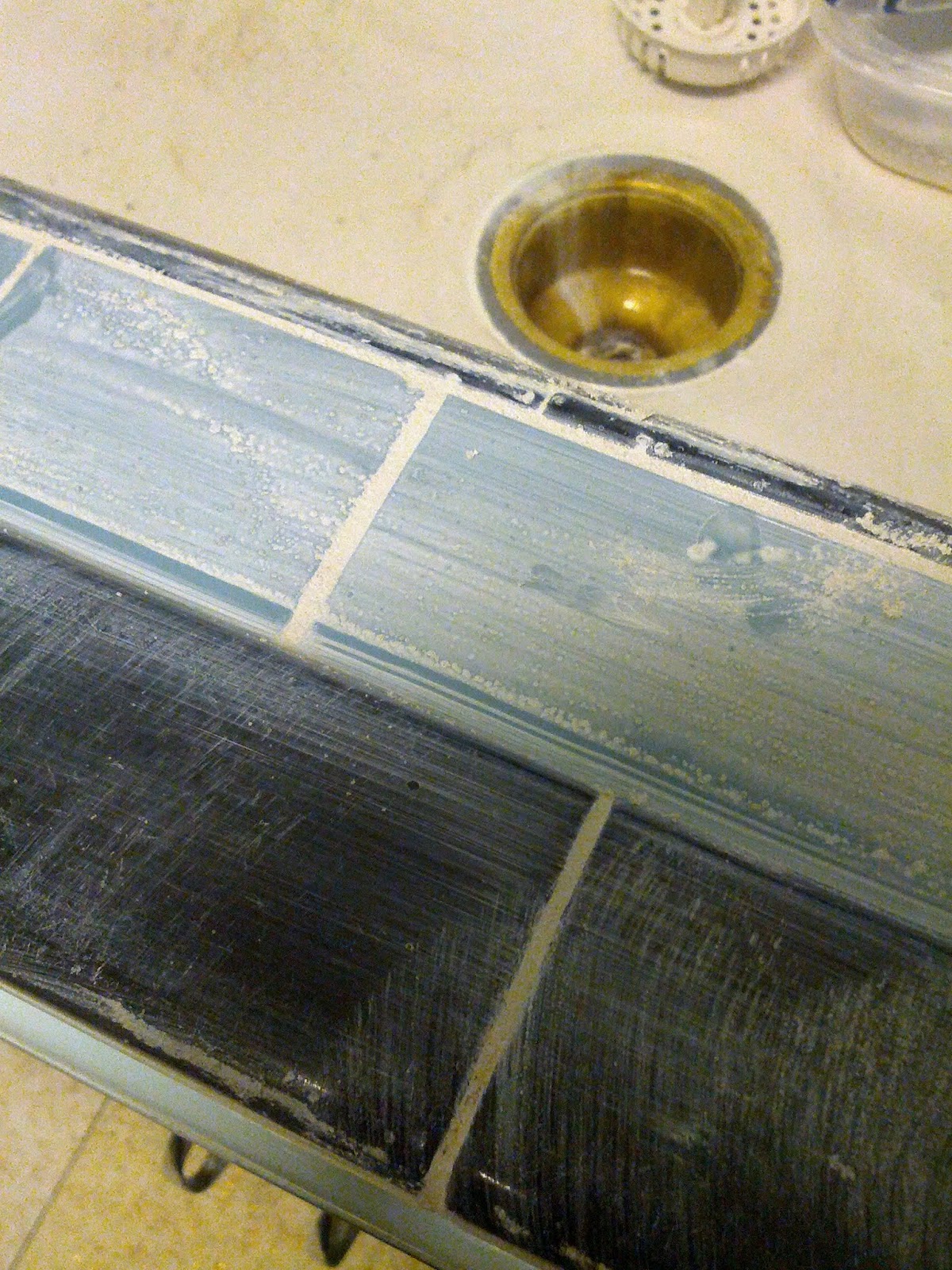 Over DoItYourself Oh, I'll just touch up a few spots in the grout...