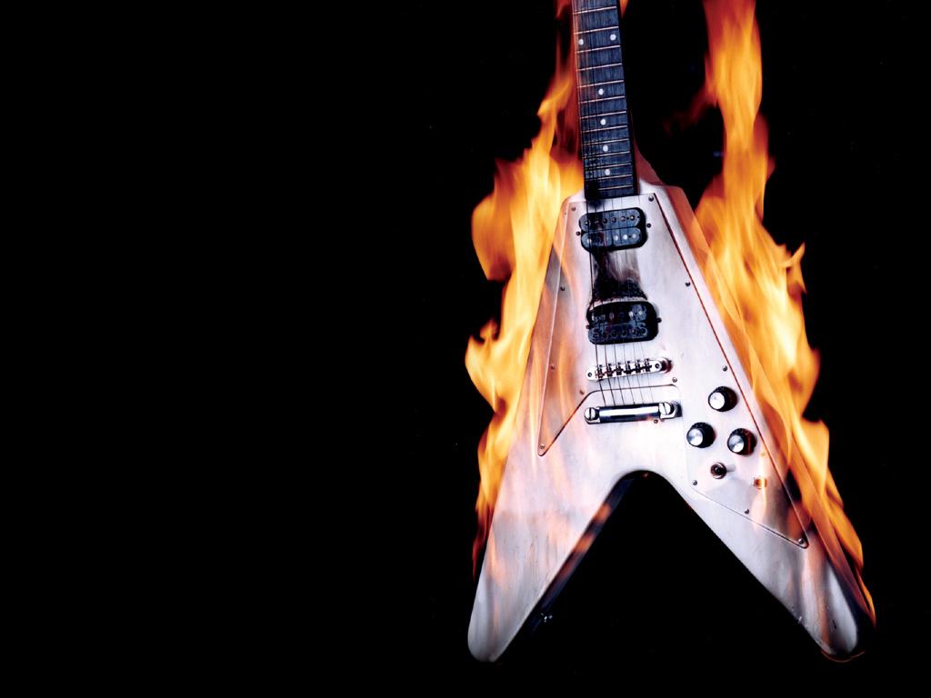 Guitar Addicts: Εικόνες: Guitars on Fire